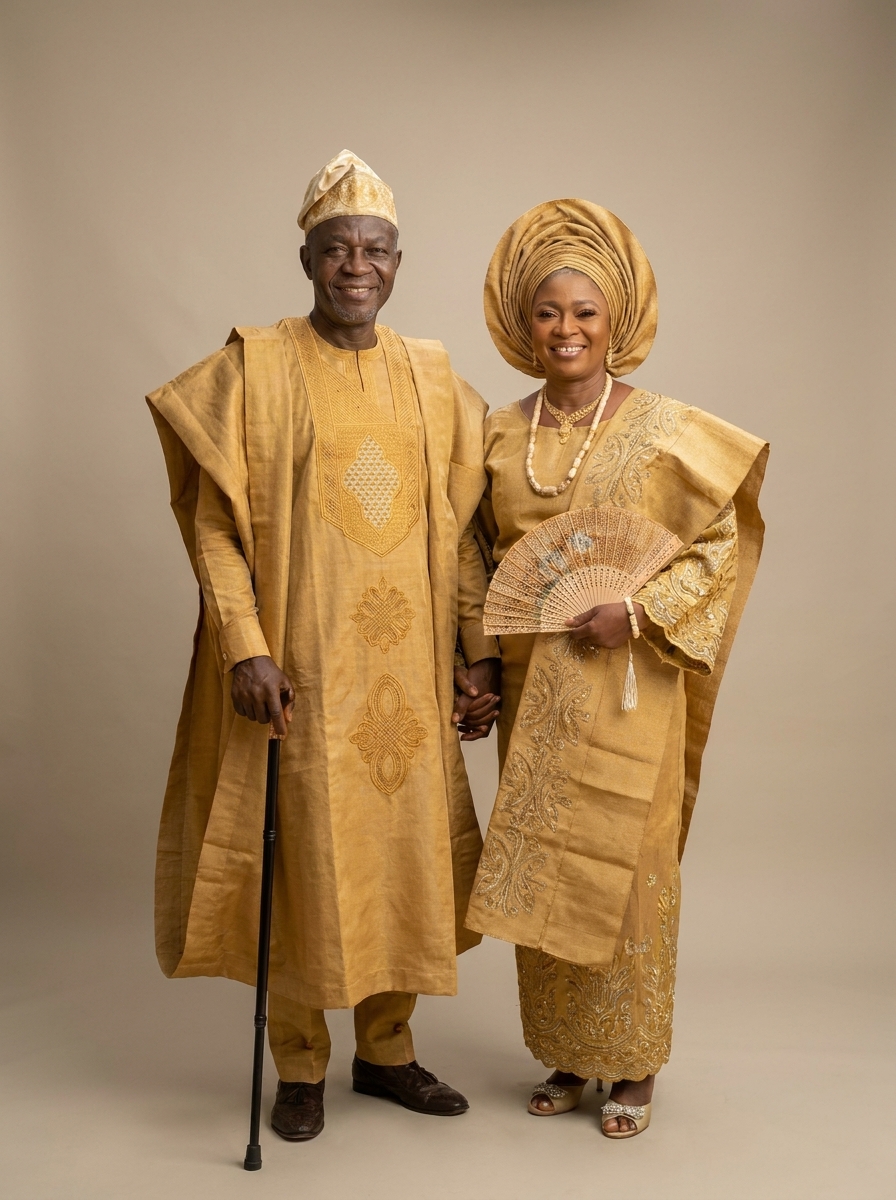 Aso-Oke Gold
