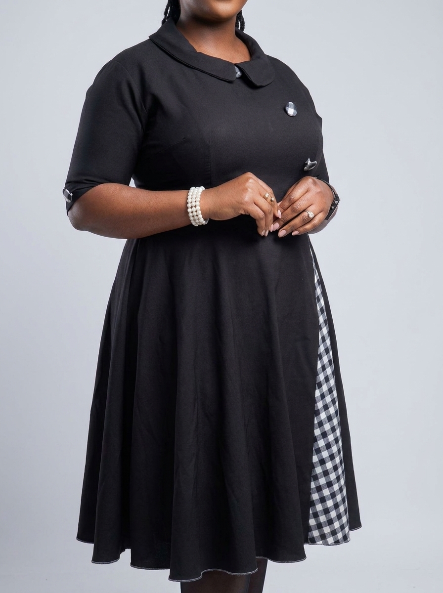 Black Panel Dress